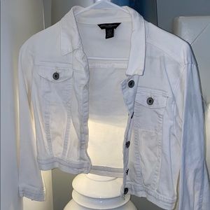 Vintage Mini white denim jacket! Size L